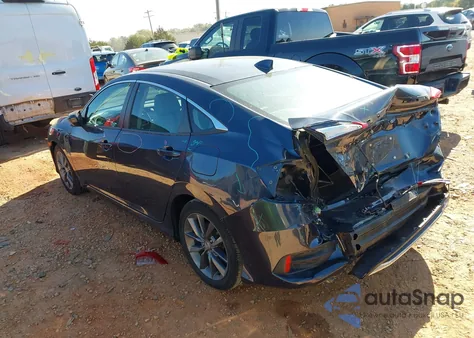 2019 Honda Civic Ex from USA, damaged, VIN 19XFC1F30KE009977